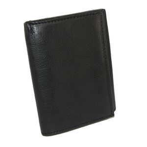 Paul & Taylor Men's Leather Badge Holder Trifold Wallet